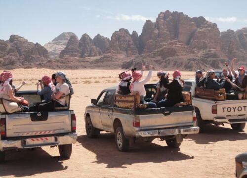 Feb 2014  jeep safari in Wadi Rum 